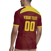 Custom Cricket 2026 West Indies Rugby Jersey Windies Go Champions