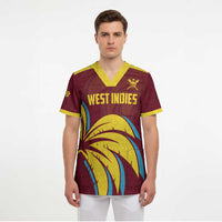 Custom Cricket 2026 West Indies Scrub Top Windies Go Champions