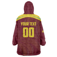 Custom Cricket 2026 West Indies Wearable Blanket Hoodie Windies Go Champions