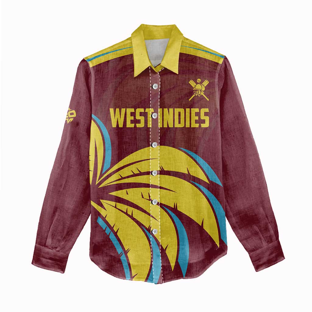 Custom Cricket 2026 West Indies Women Casual Shirt Windies Go Champions