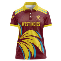 Custom Cricket 2026 West Indies Women Polo Shirt Windies Go Champions