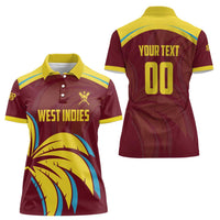 Custom Cricket 2026 West Indies Women Polo Shirt Windies Go Champions