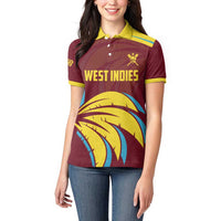 Custom Cricket 2026 West Indies Women Polo Shirt Windies Go Champions