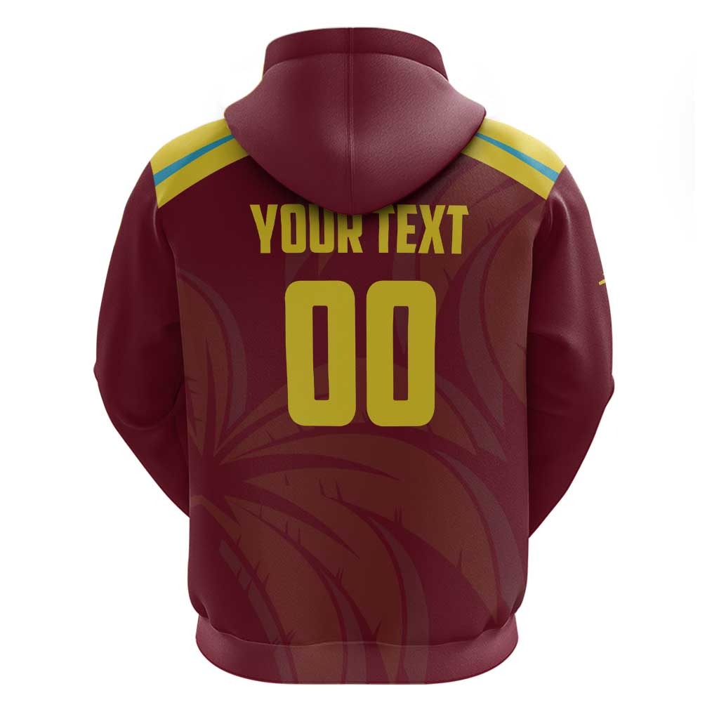 Custom Cricket 2026 West Indies Zip Hoodie Windies Go Champions
