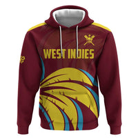 Custom Cricket 2026 West Indies Zip Hoodie Windies Go Champions