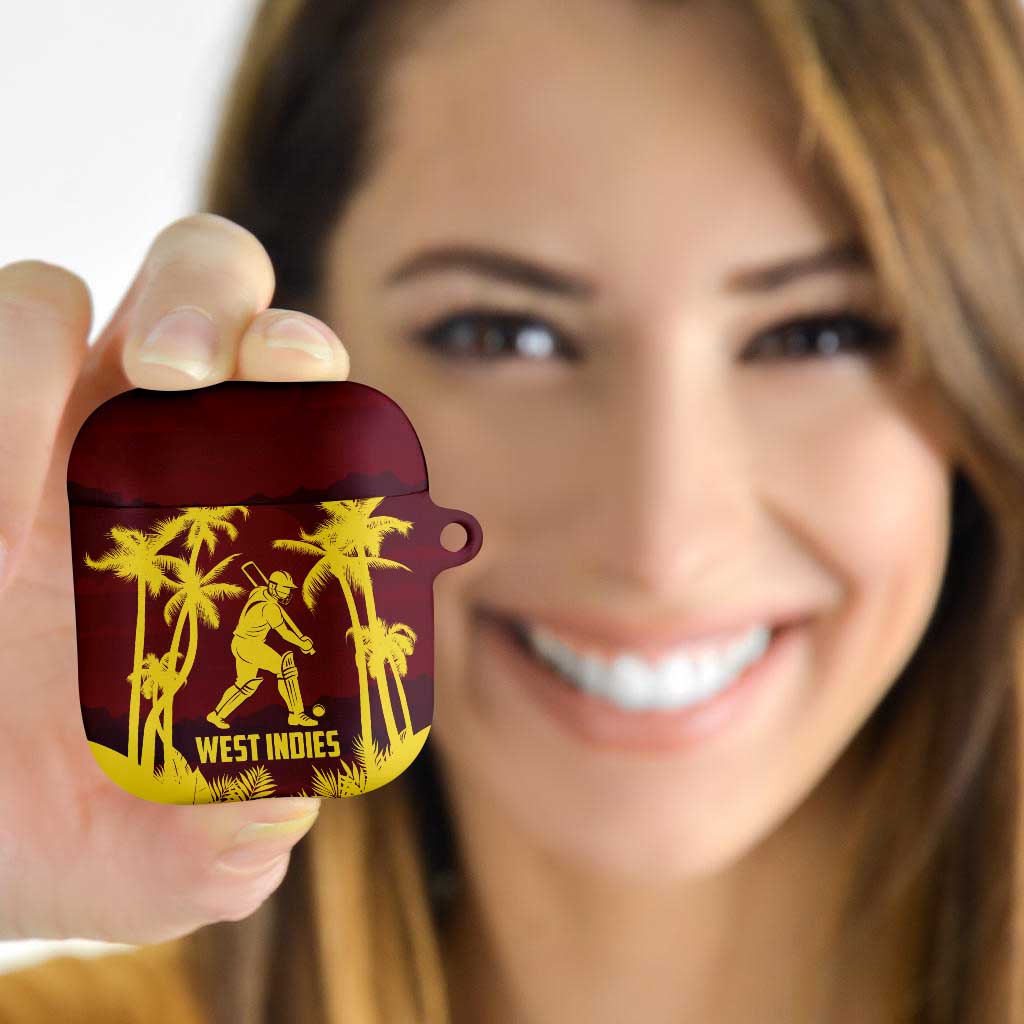 Cricket 2026 West Indies AirPods Case WI Tropical Version