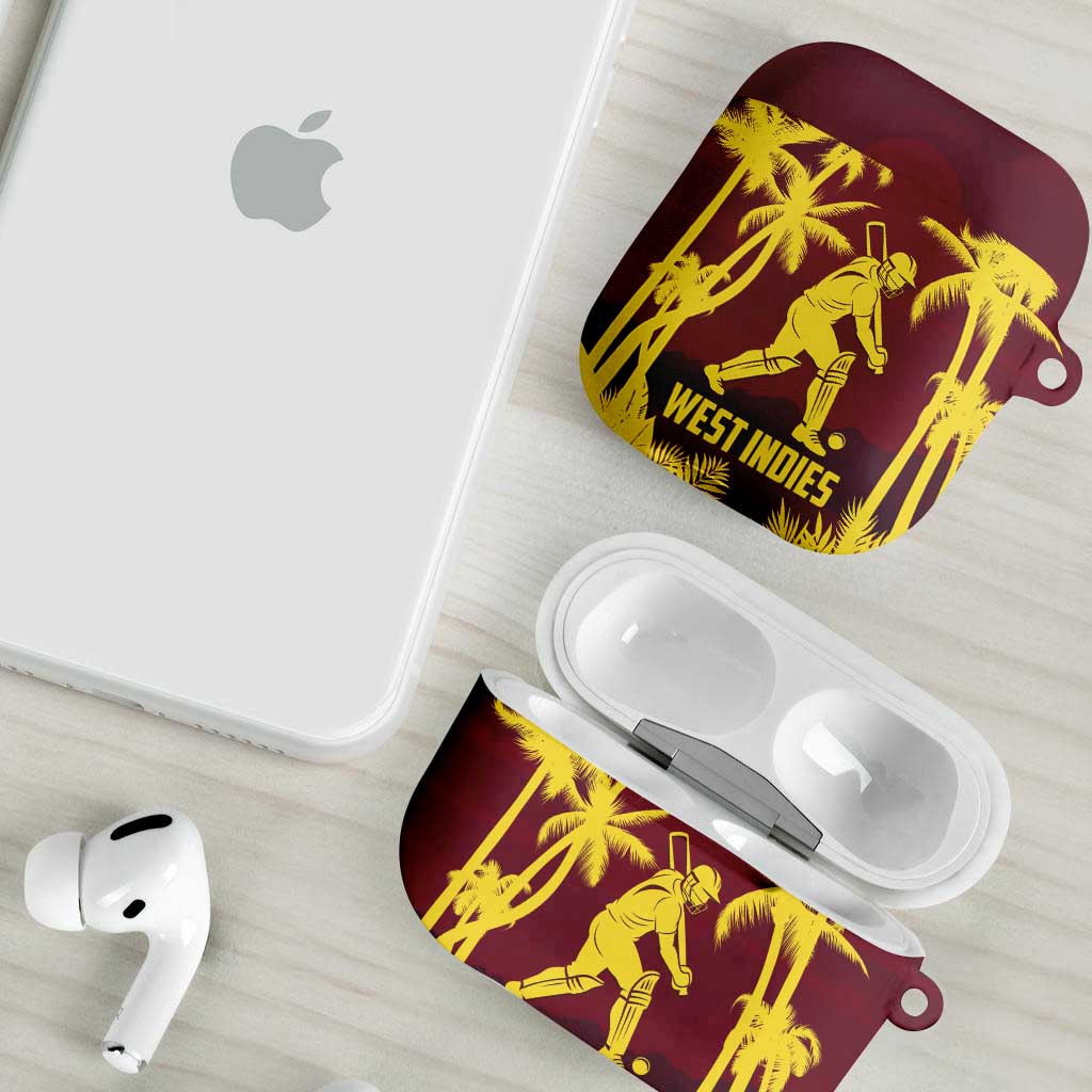 Cricket 2026 West Indies AirPods Case WI Tropical Version