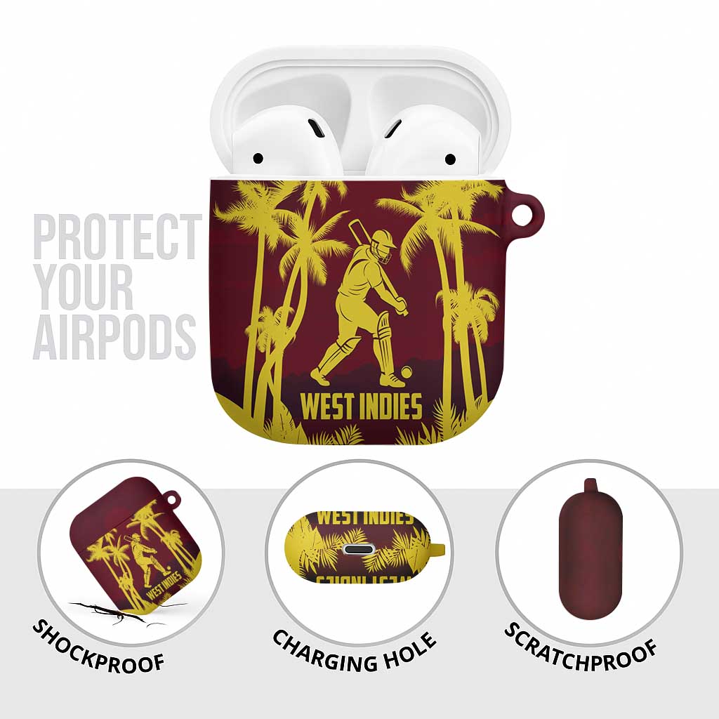 Cricket 2026 West Indies AirPods Case WI Tropical Version