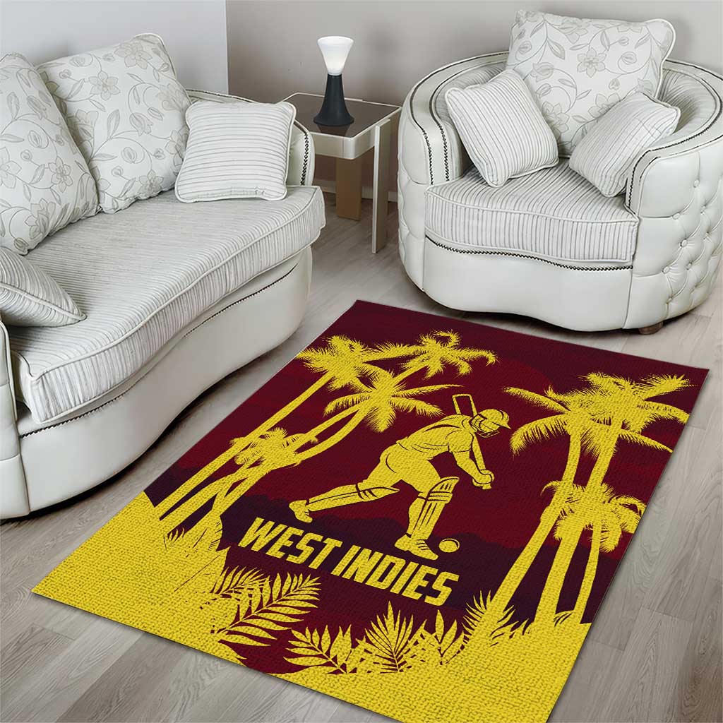 Cricket 2026 West Indies Area Rug WI Tropical Version