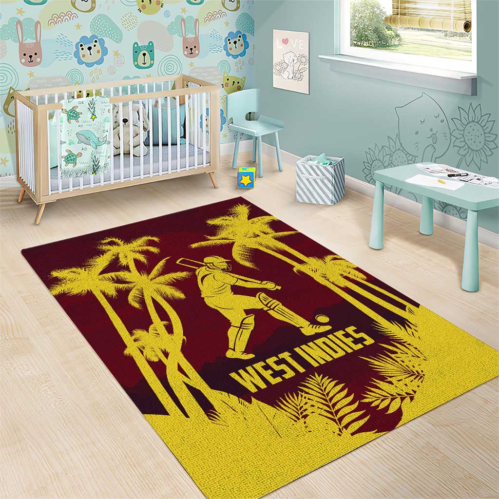 Cricket 2026 West Indies Area Rug WI Tropical Version