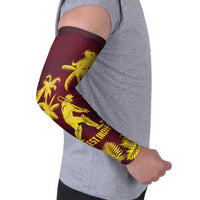 Custom Cricket 2026 West Indies Arm Sleeves WI Tropical Version