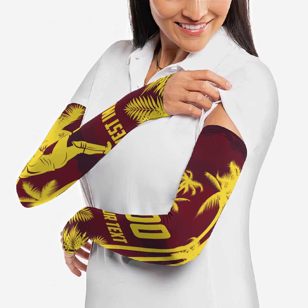 Custom Cricket 2026 West Indies Arm Sleeves WI Tropical Version