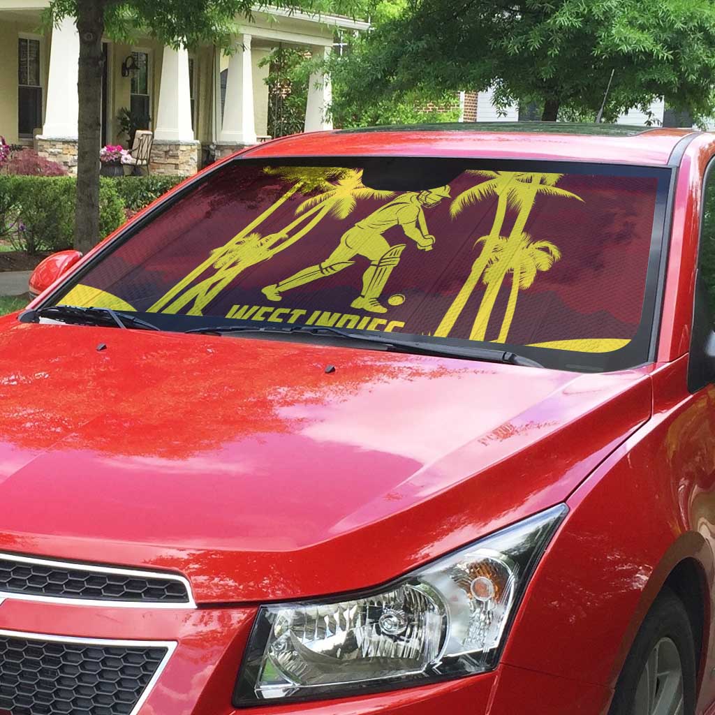 Cricket 2026 West Indies Auto Sun Shade WI Tropical Version