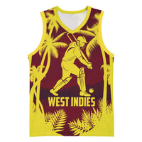 Custom Cricket 2026 West Indies Basketball Jersey WI Tropical Version