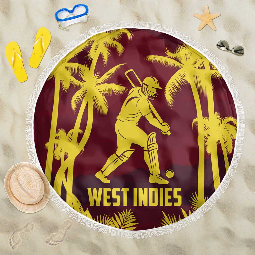 Cricket 2026 West Indies Beach Blanket WI Tropical Version