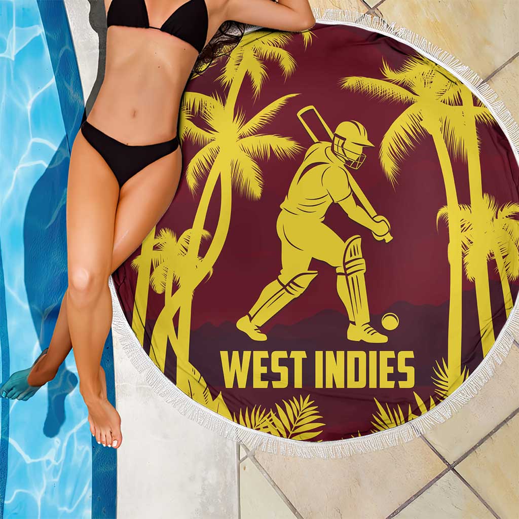 Cricket 2026 West Indies Beach Blanket WI Tropical Version