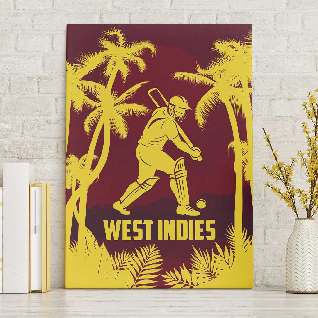 Cricket 2026 West Indies Canvas Wall Art WI Tropical Version
