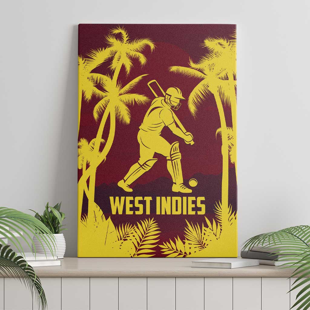 Cricket 2026 West Indies Canvas Wall Art WI Tropical Version