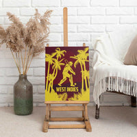 Cricket 2026 West Indies Canvas Wall Art WI Tropical Version