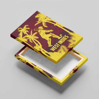 Cricket 2026 West Indies Canvas Wall Art WI Tropical Version