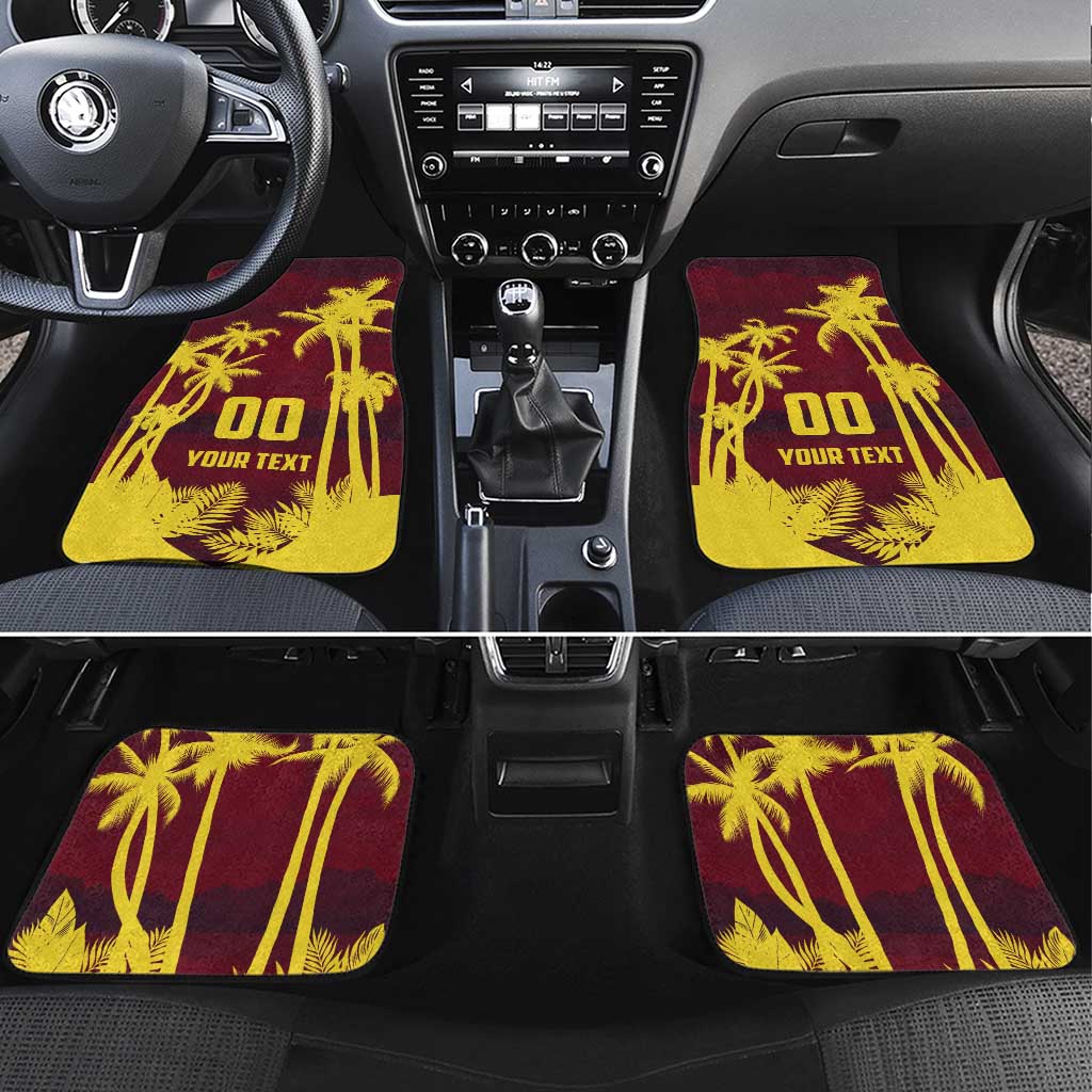 Custom Cricket 2026 West Indies Car Mats WI Tropical Version