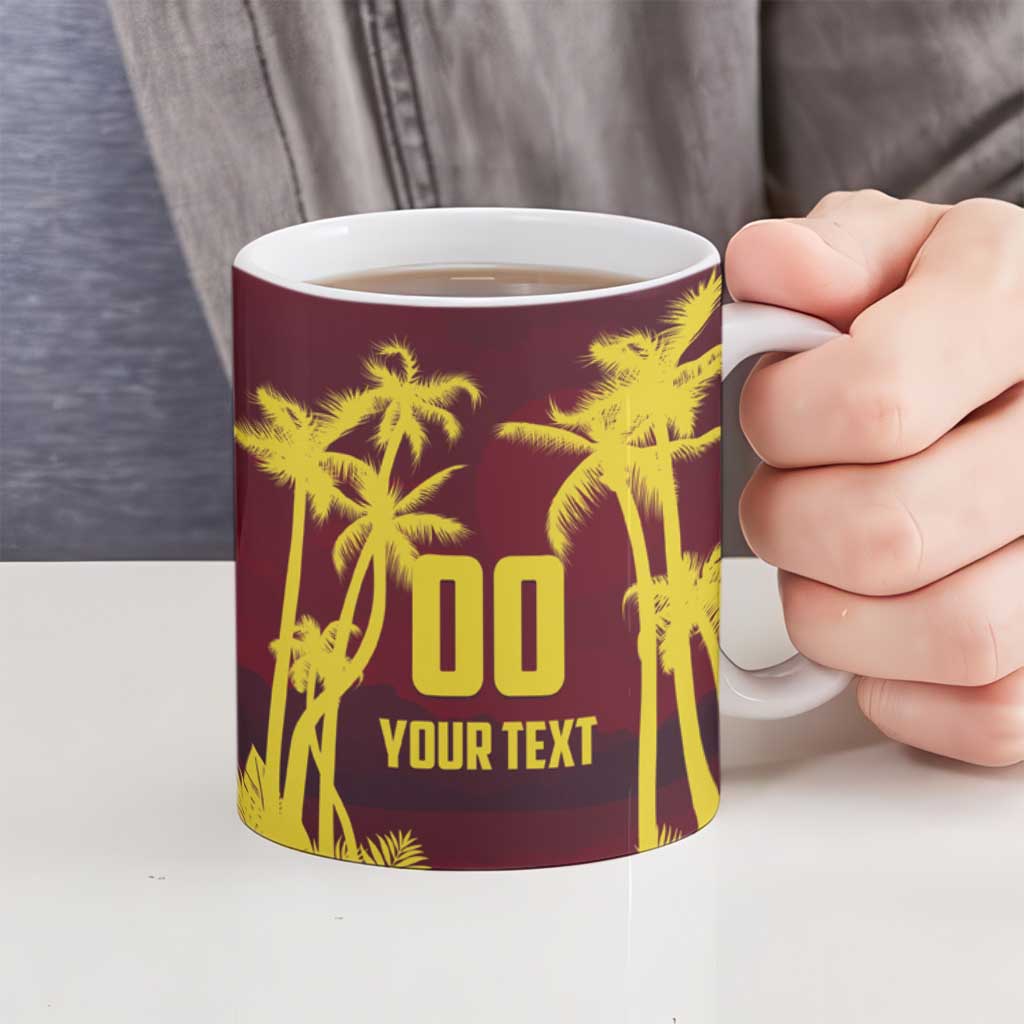 Custom Cricket 2026 West Indies Ceramic Mug WI Tropical Version