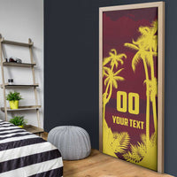 Custom Cricket 2026 West Indies Door Cover WI Tropical Version