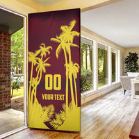 Custom Cricket 2026 West Indies Door Cover WI Tropical Version