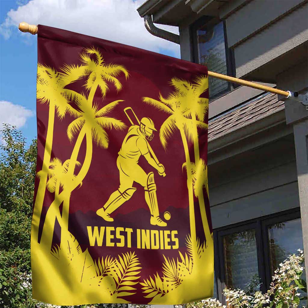 Cricket 2026 West Indies Garden Flag WI Tropical Version