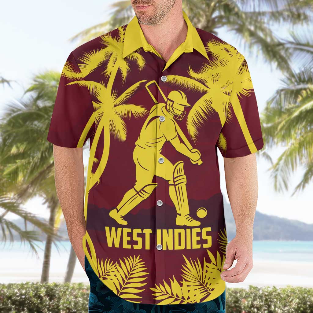 Custom Cricket 2026 West Indies Hawaiian Shirt WI Tropical Version