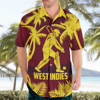 Custom Cricket 2026 West Indies Hawaiian Shirt WI Tropical Version