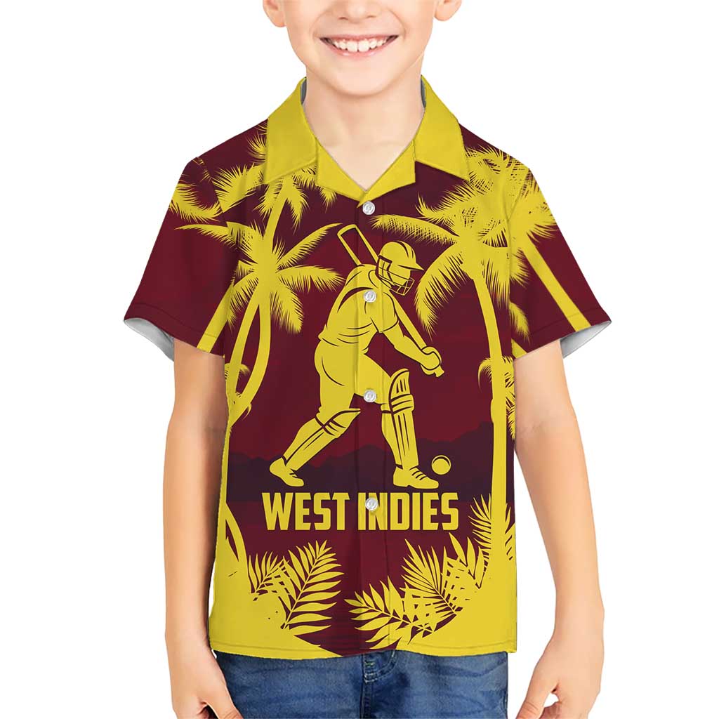 Custom Cricket 2026 West Indies Hawaiian Shirt WI Tropical Version