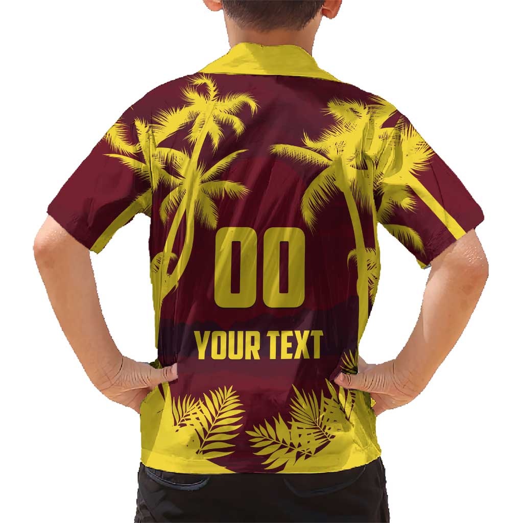 Custom Cricket 2026 West Indies Hawaiian Shirt WI Tropical Version