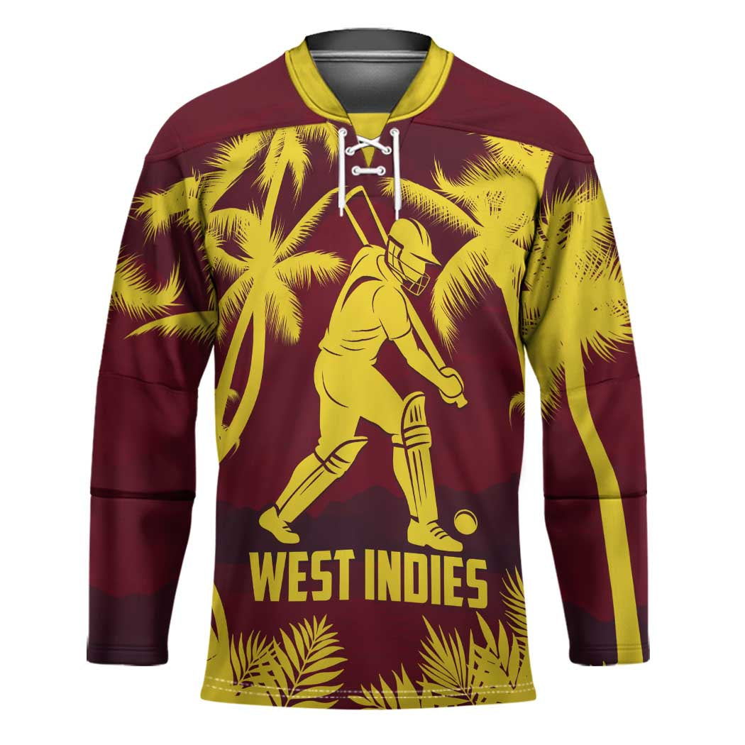 Custom Cricket 2026 West Indies Hockey Jersey WI Tropical Version