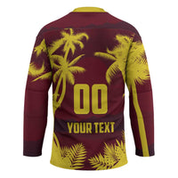 Custom Cricket 2026 West Indies Hockey Jersey WI Tropical Version