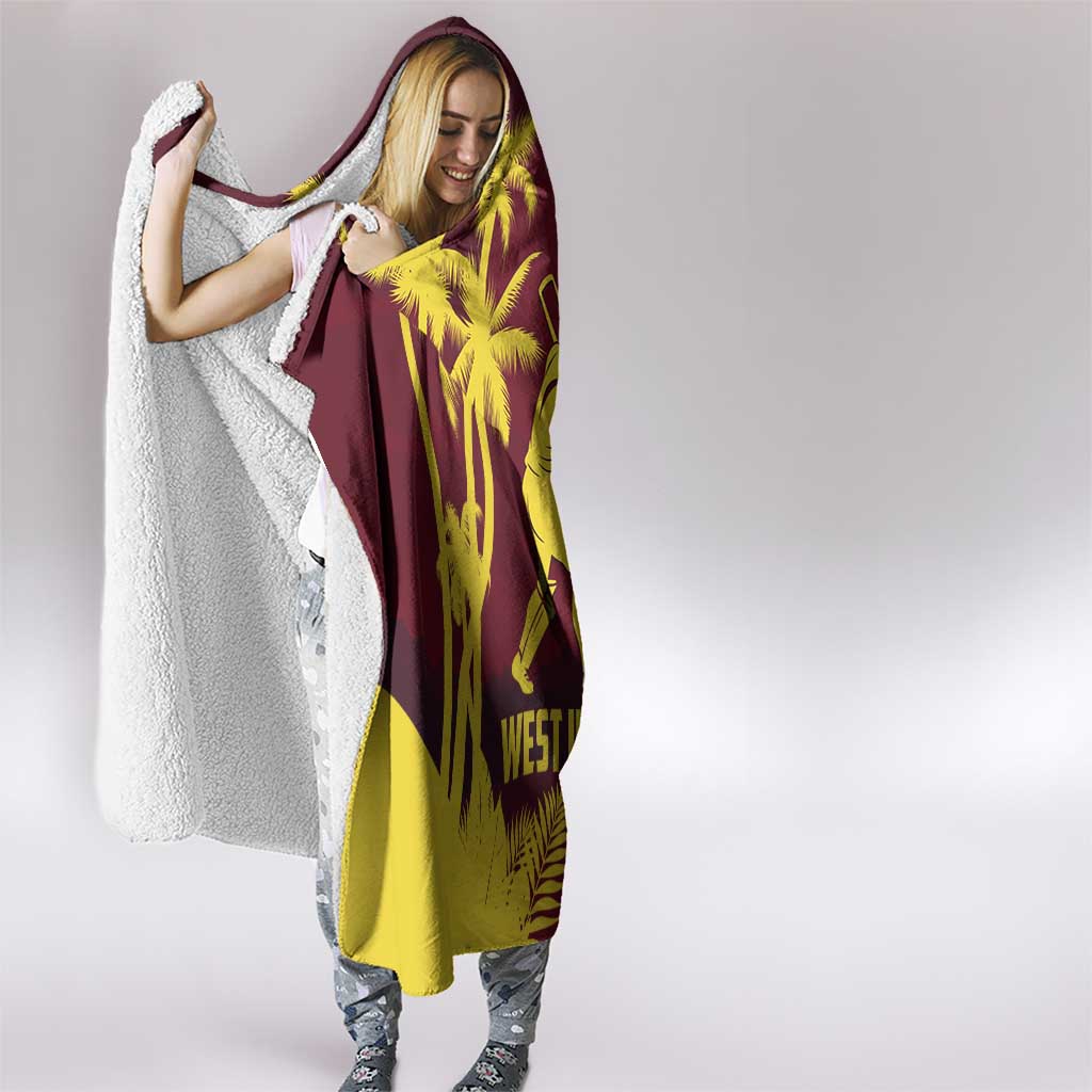 Cricket 2026 West Indies Hooded Blanket WI Tropical Version