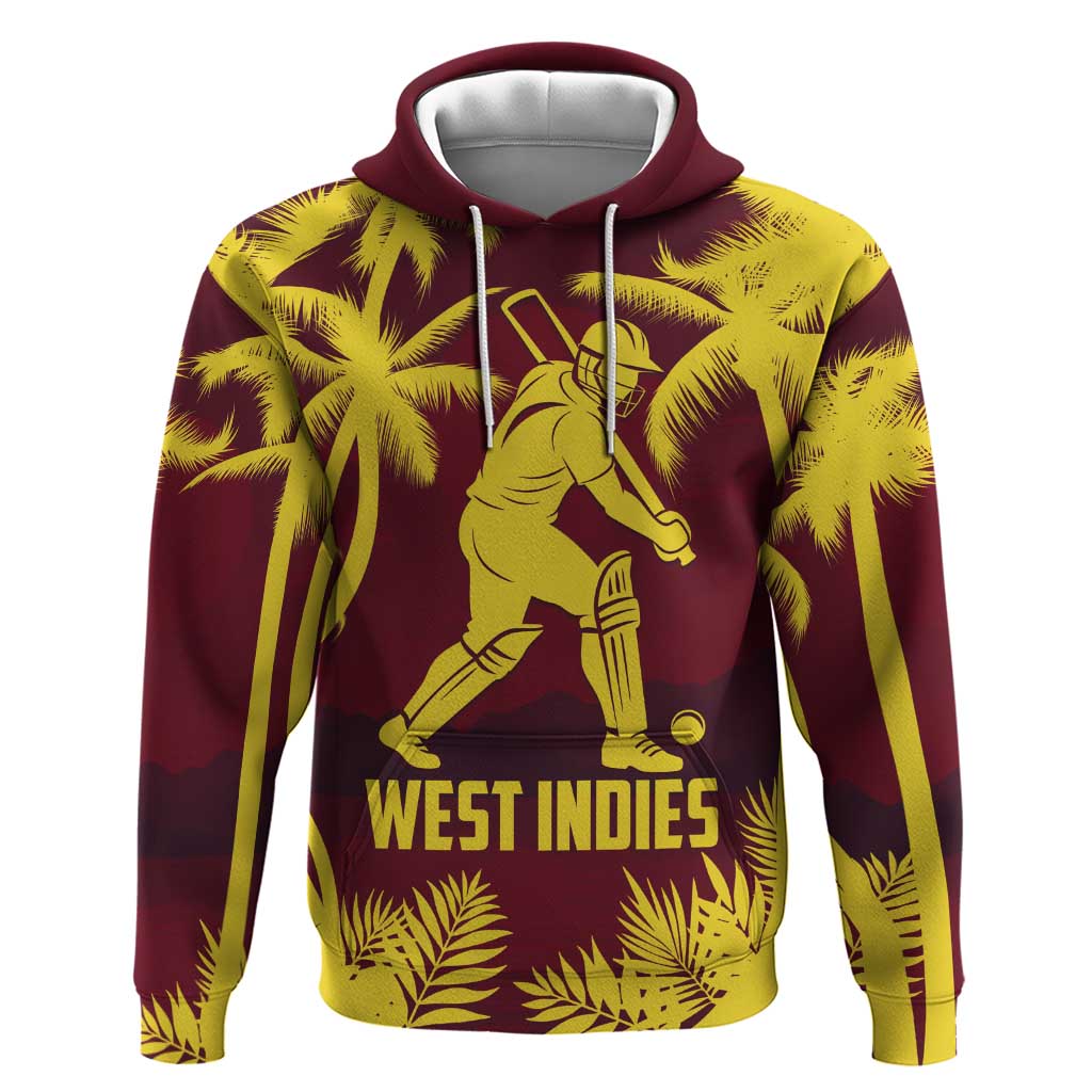 Custom Cricket 2026 West Indies Hoodie WI Tropical Version