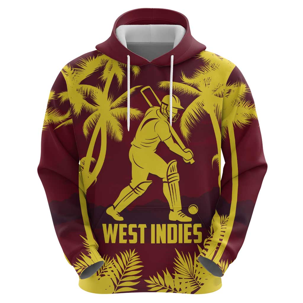 Custom Cricket 2026 West Indies Hoodie WI Tropical Version