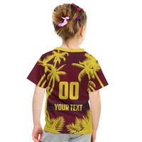 Custom Cricket 2026 West Indies Kid T Shirt WI Tropical Version