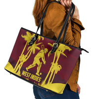 Cricket 2026 West Indies Leather Tote Bag WI Tropical Version