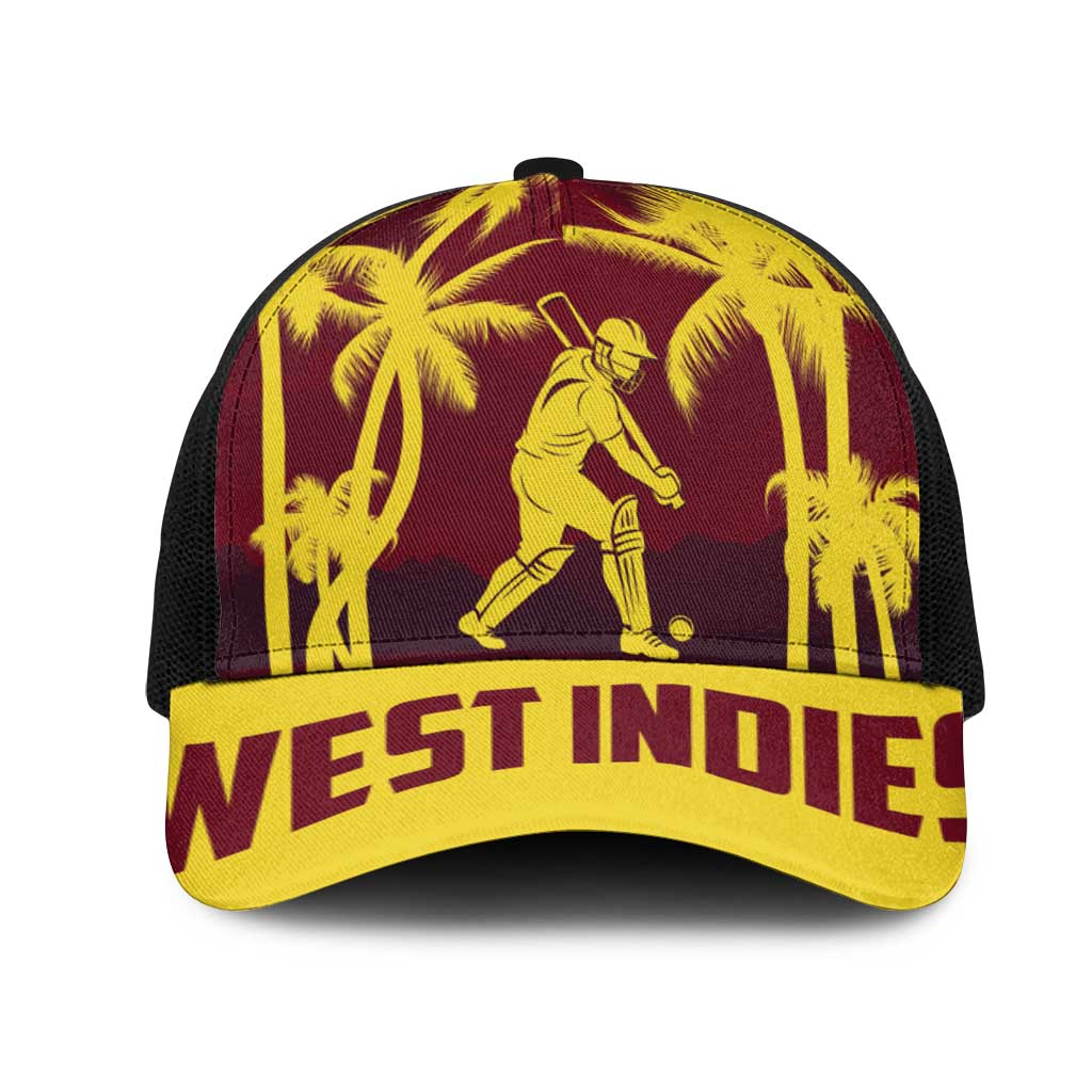 Cricket 2026 West Indies Mesh Trucker Cap WI Tropical Version