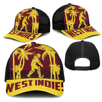 Cricket 2026 West Indies Mesh Trucker Cap WI Tropical Version