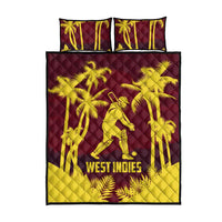 Cricket 2026 West Indies Quilt Bed Set WI Tropical Version