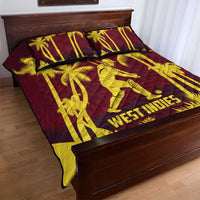Cricket 2026 West Indies Quilt Bed Set WI Tropical Version