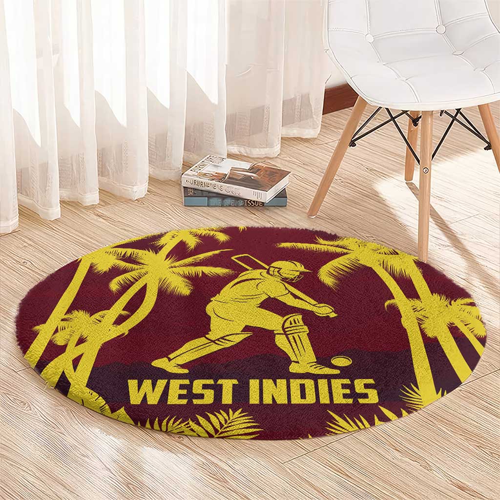Cricket 2026 West Indies Round Carpet WI Tropical Version