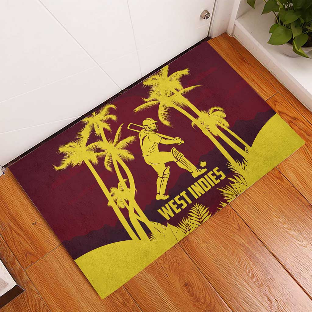 Cricket 2026 West Indies Rubber Doormat WI Tropical Version