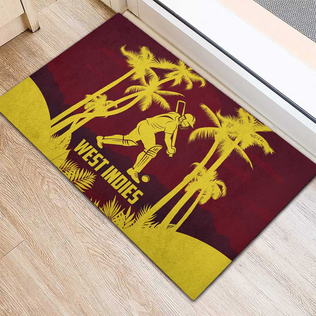 Cricket 2026 West Indies Rubber Doormat WI Tropical Version