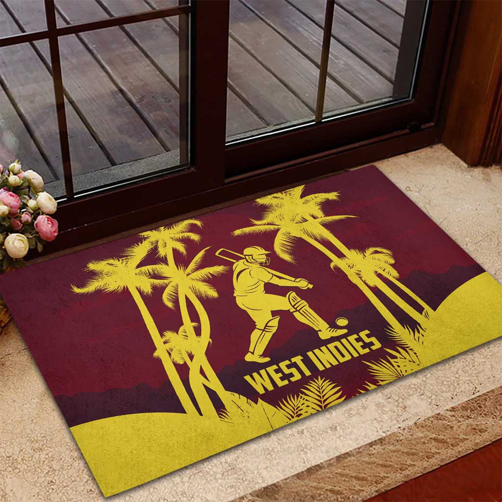 Cricket 2026 West Indies Rubber Doormat WI Tropical Version