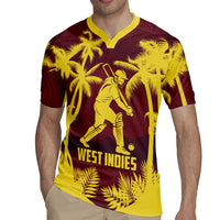 Custom Cricket 2026 West Indies Rugby Jersey WI Tropical Version