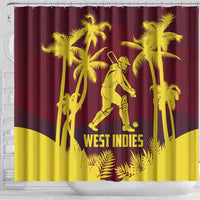 Cricket 2026 West Indies Shower Curtain WI Tropical Version